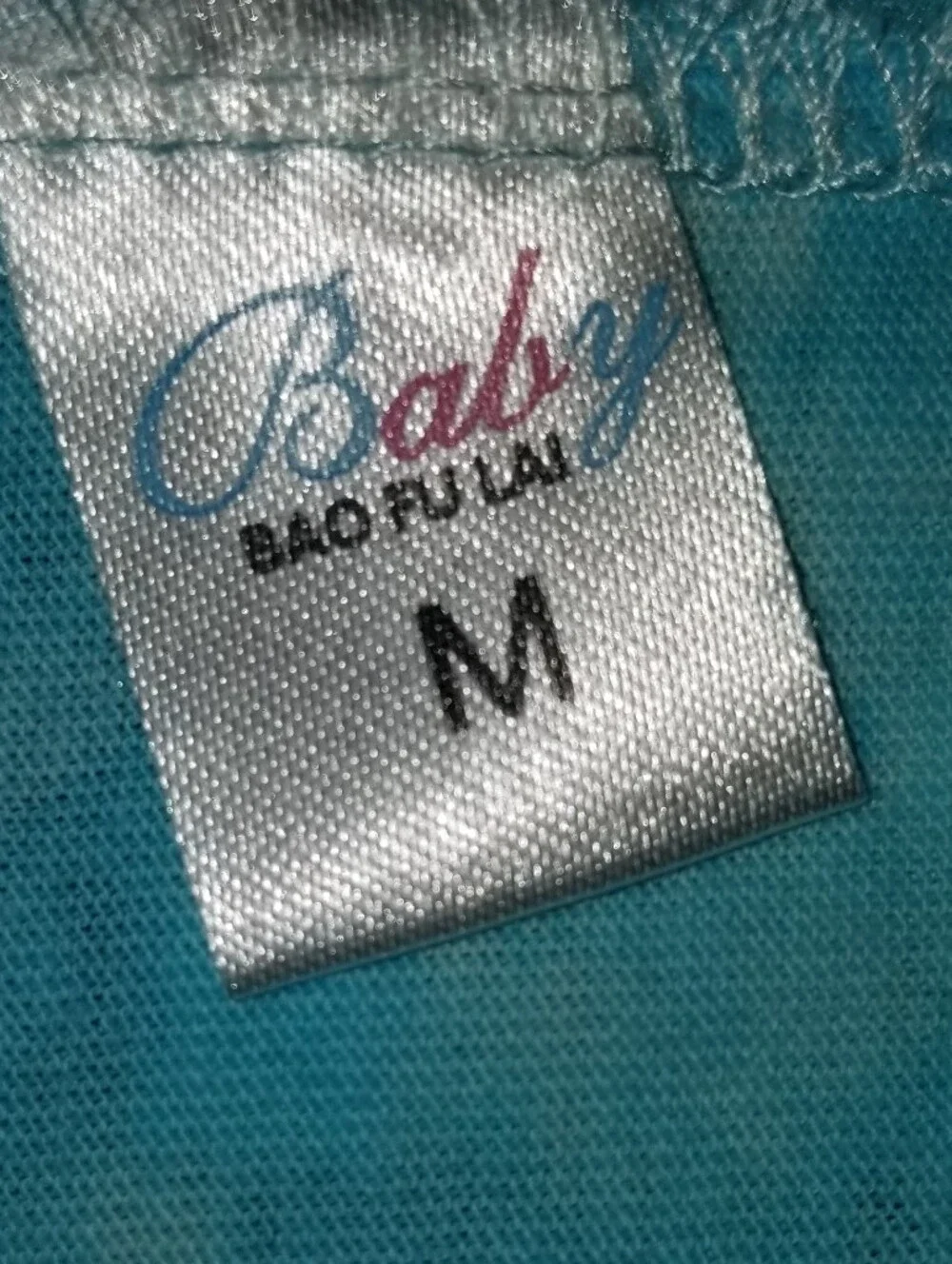 Tie-Dye Tee Blue Beach Day Anchor Pet Outfit Size Medium